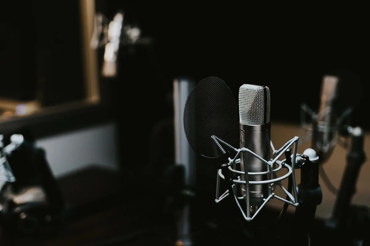Estúdio preparado para produção audiovisual